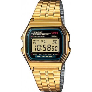 CASIO collection Gold Stainless Steel Bracelet A-159WGEA-1EF