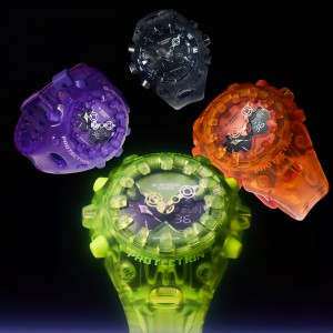 CASIO G-SHOCK Alien Eyes Limited edition Ρολόι Πράσινο Διάφανο GA-V01SKE-3A