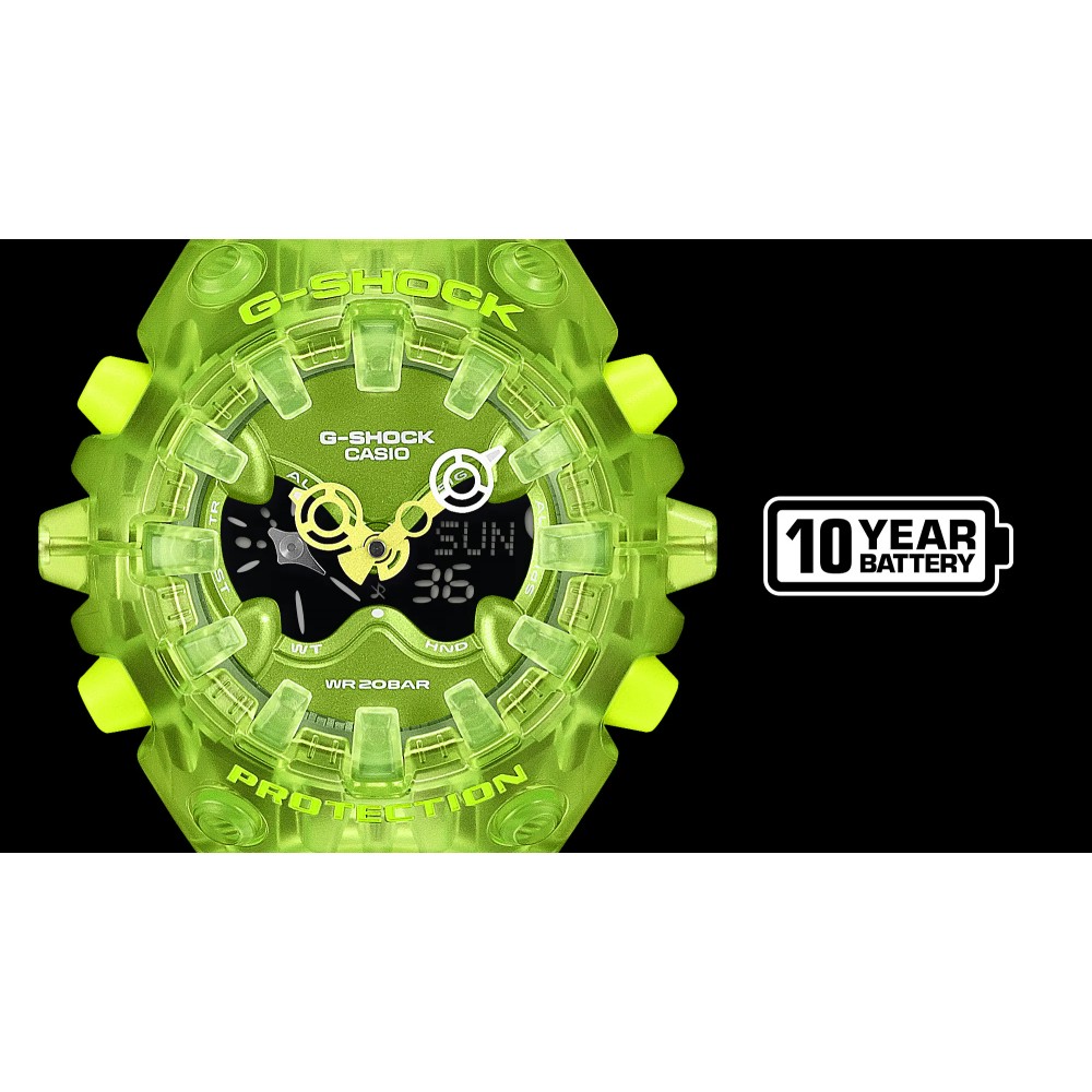 CASIO G-SHOCK Alien Eyes Limited edition Ρολόι Πράσινο Διάφανο GA-V01SKE-3A