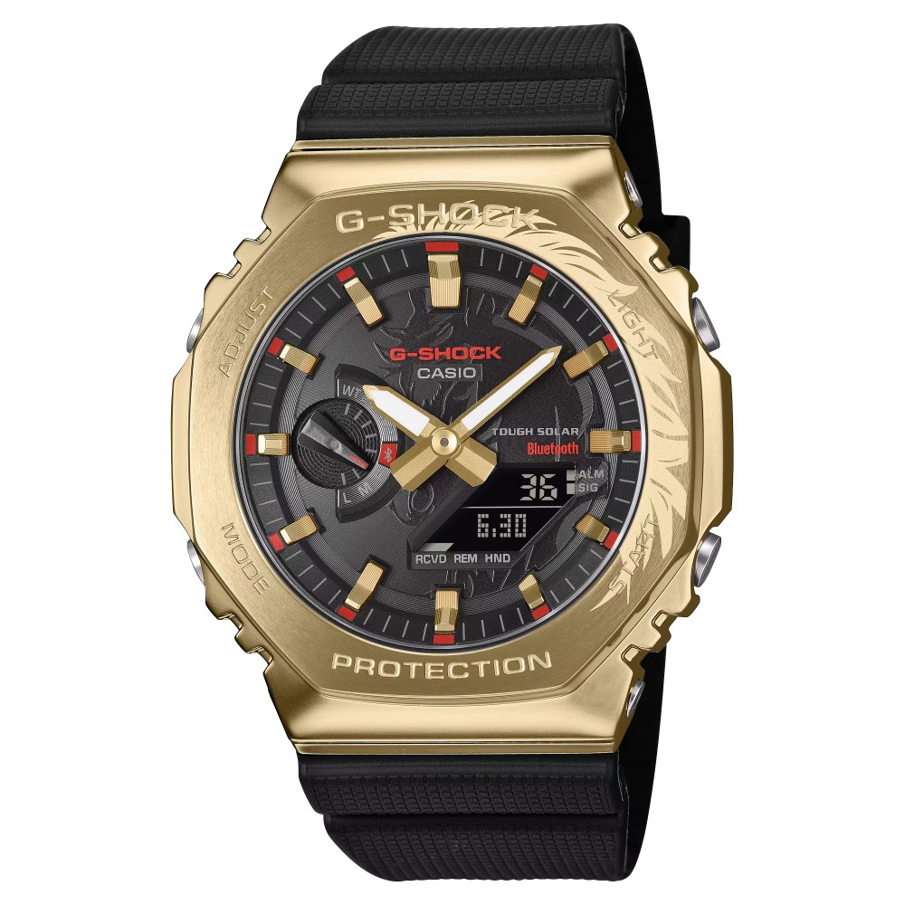CASIO G-SHOCK Year of the Horse Μαύρο Καουτσούκ Λουρί GBM-2100CX-9AER