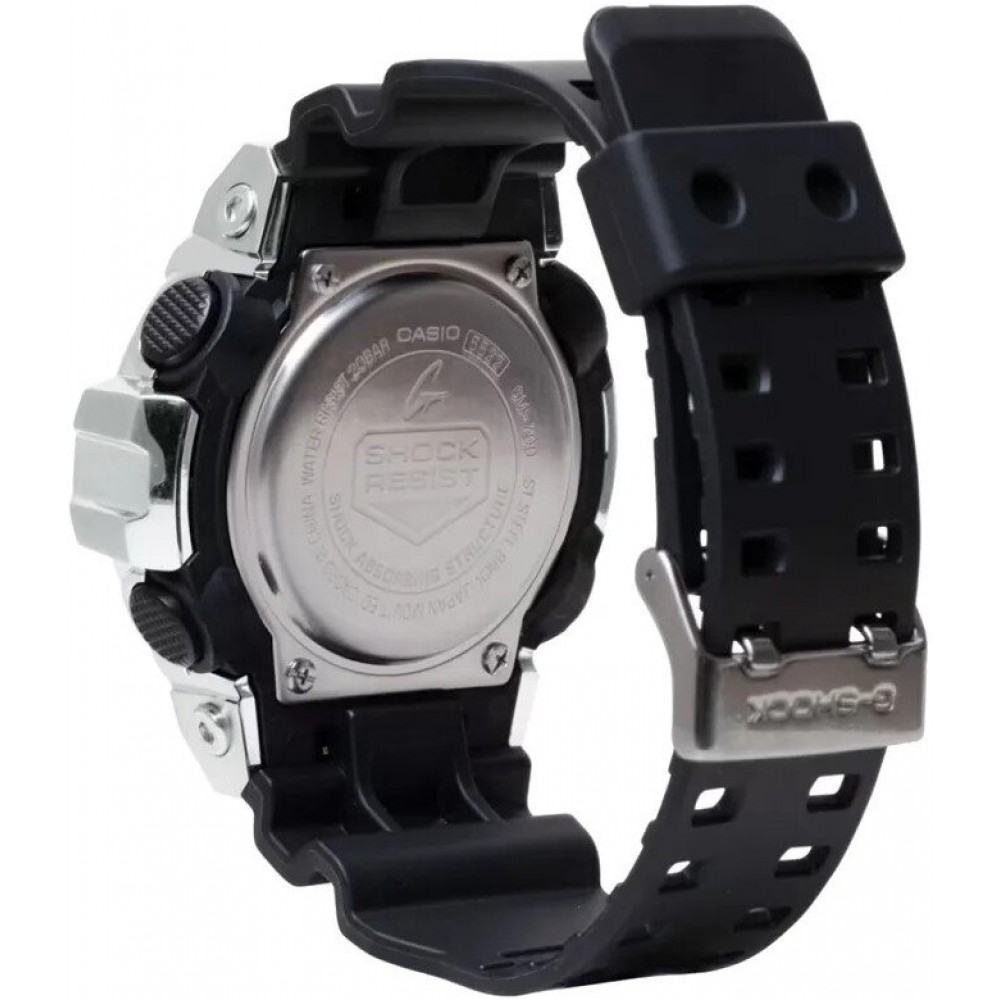 CASIO G-SHOCK Χρονογράφος Ρολόι Μαύρο Λουράκι Καουτσούκ GM-700-1AER