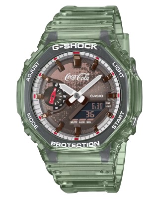 CASIO G-SHOCK Coca-Cola® Limited edition Ρολόι Πράσινο Διάφανο GA-2100CC-3A