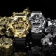 CASIO G-SHOCK Χρονογράφος Ρολόι Μαύρο Λουράκι Καουτσούκ GM-700G-9AER