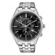 CITIZEN Χρονογράφος ECO DRIVE Ρολόι Ασημί Ανοξείδωτο Ατσάλι μπρασελέ AT2141-87E