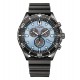 CITIZEN Ανδρικό Eco Drive  Sporty Aqua Chronograph Μαύρο Καουτσούκ λουράκι AT2567-18L