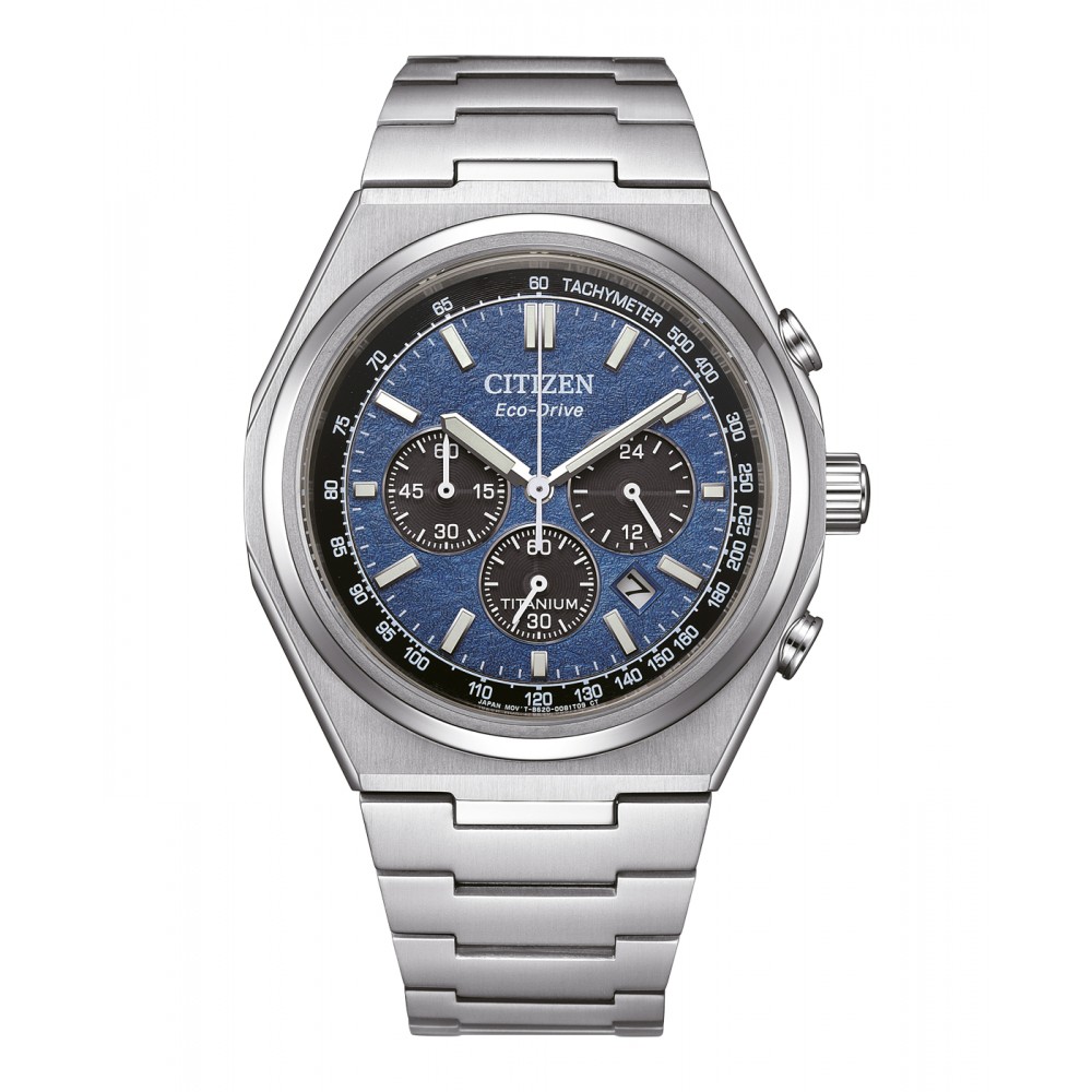CITIZEN Eco-Drive Titanium Chronograph Ρολόι Ασημί Τιτάνιο CA4610-85L