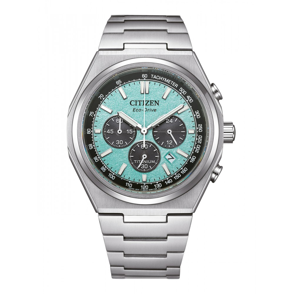 CITIZEN Eco-Drive Titanium Chronograph Ρολόι Ασημί Τιτάνιο CA4610-85M