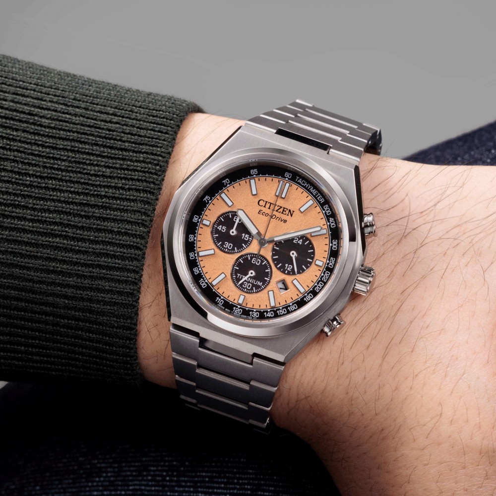 CITIZEN Eco-Drive Titanium Chronograph Ρολόι Ασημί Τιτάνιο CA4610-85Z