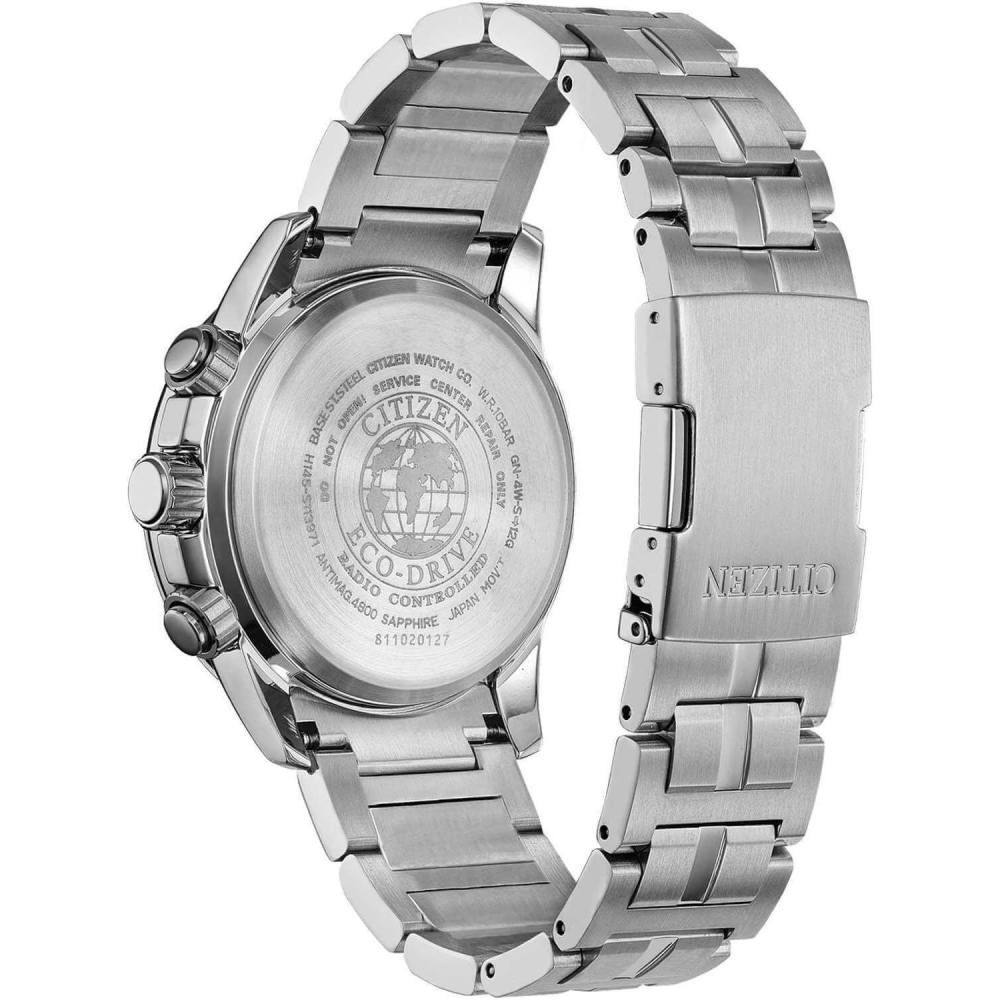 CITIZEN Eco-Drive Radio Controlled Ρολόι Χρονογράφος Ασημί Ανοξείδωτο Ατσάλι μπρασελέ CB5880-54L