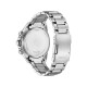 CITIZEN Eco-Drive Radio Controlled Ρολόι Χρονογράφος Ασημί Ανοξείδωτο Ατσάλι μπρασελέ CB5914-89E