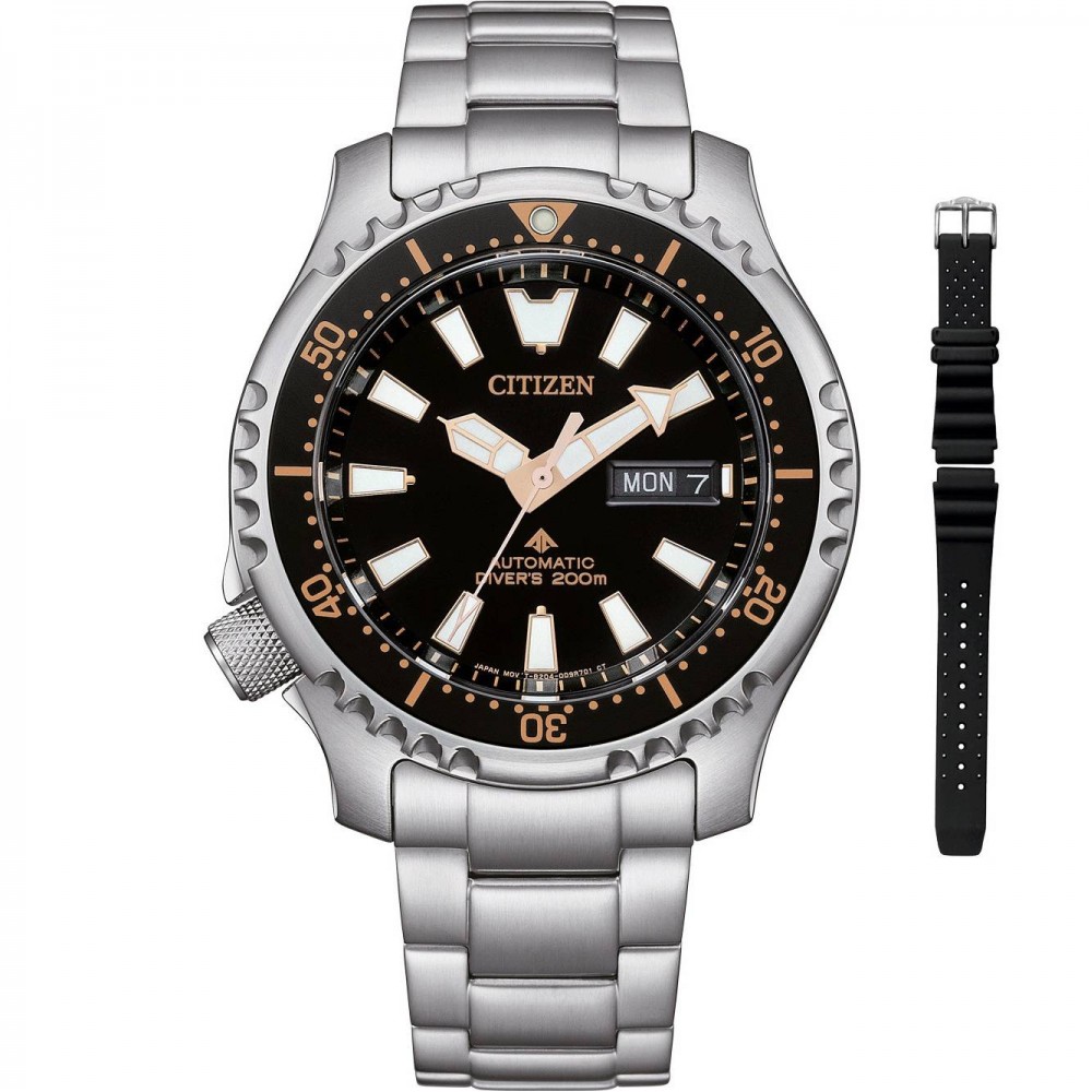 CITIZEN Promaster Divers Limited edition Ρολόι Μαύρο Καουτσούκ λουράκι NY0160-66EE