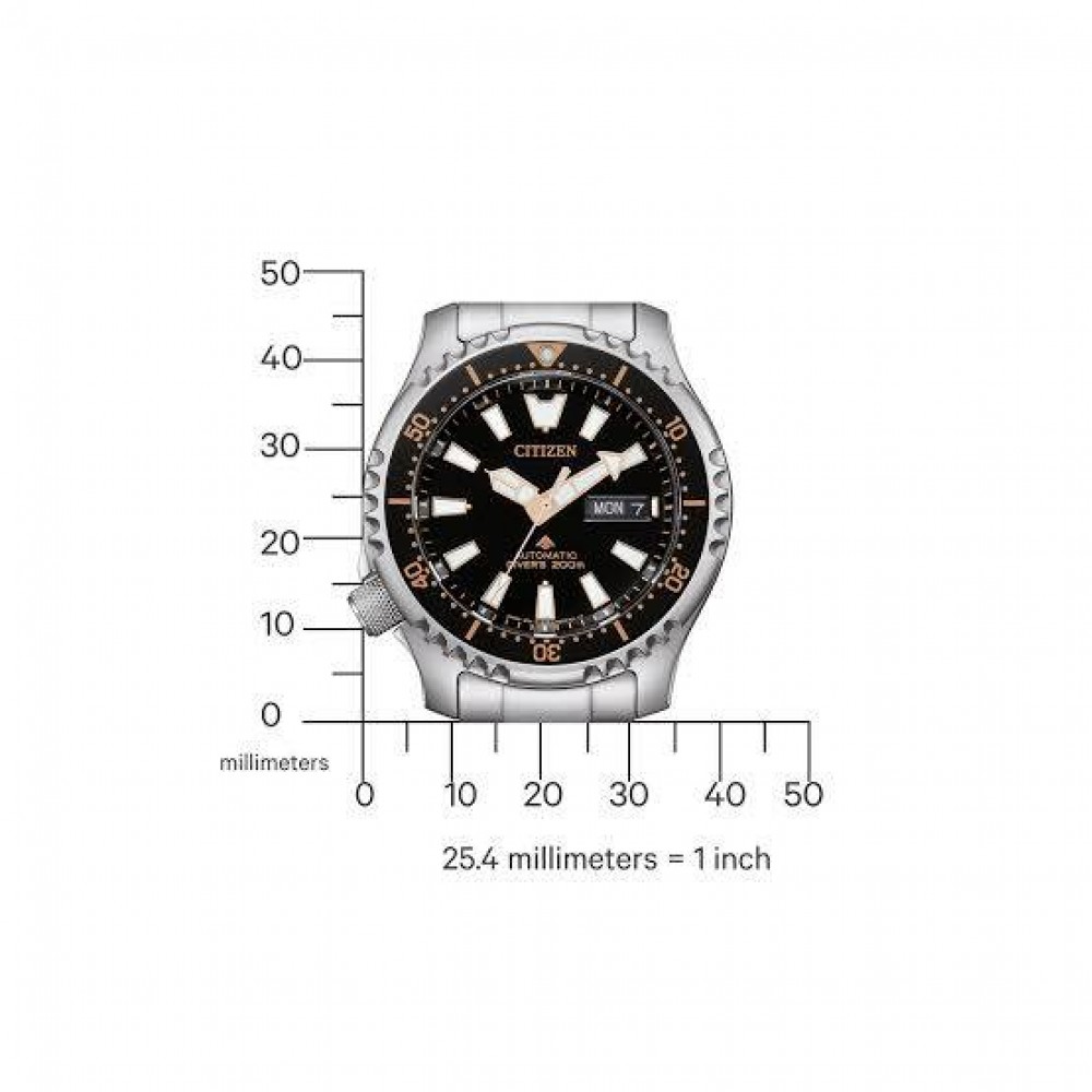 CITIZEN Promaster Divers Limited edition Ρολόι Μαύρο Καουτσούκ λουράκι NY0160-66EE