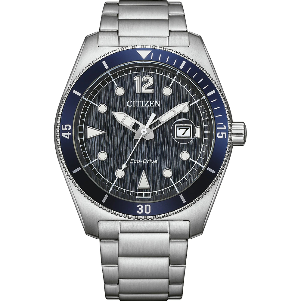 CITIZEN ECO DRIVE Ρολόι Core Ασημί Ανοξείδωτο Ατσάλι μπρασελέ AW1881-52L