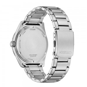 CITIZEN ECO DRIVE Ρολόι Core Ασημί Ανοξείδωτο Ατσάλι μπρασελέ AW1881-52L