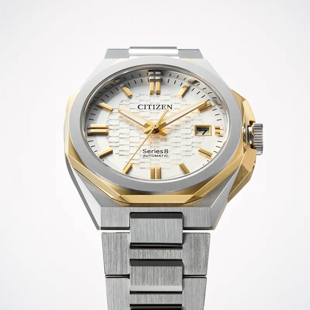 CITIZEN Series 8 Automatic Ρολόι Ασημί Ανοξείδωτο Ατσάλι NB6084-50A