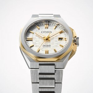 CITIZEN Series 8 Automatic Ρολόι Ασημί Ανοξείδωτο Ατσάλι NB6084-50A