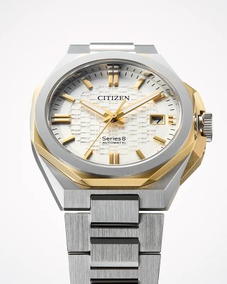 CITIZEN Series 8 Automatic Ρολόι Ασημί Ανοξείδωτο Ατσάλι NB6084-50A