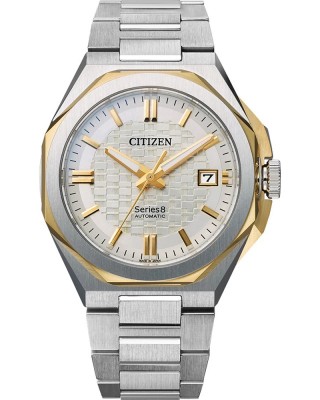 CITIZEN Series 8 Automatic Ρολόι Ασημί Ανοξείδωτο Ατσάλι NB6084-50A