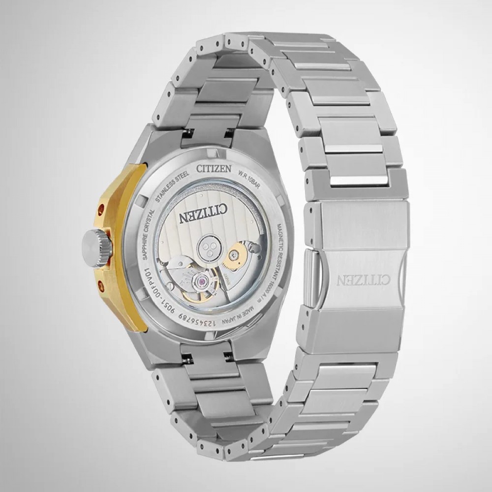 CITIZEN Series 8 Automatic Ρολόι Ασημί Ανοξείδωτο Ατσάλι NB6084-50A