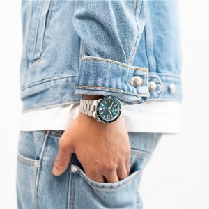 CITIZEN Tsuyosa Shore Αυτόματο Ρολόι Μπλε Καντράν NJ0231-56L