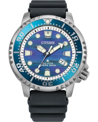 CITIZEN Promaster Divers Limited edition Ρολόι Μαύρο Καουτσούκ λουράκι BN0167-09W