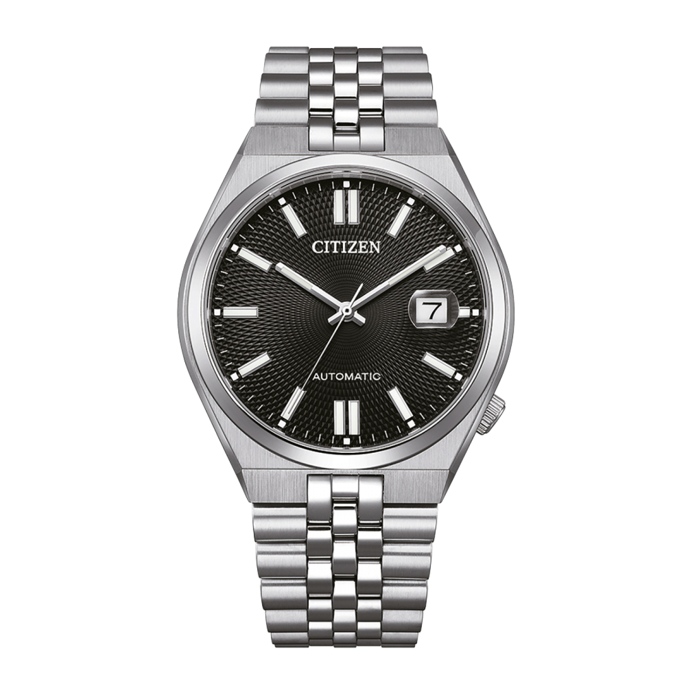 CITIZEN Tsuyosa 60 Αυτόματο Ρολόι Ασημί Ανοξείδωτο Ατσάλι μπρασελέ NK0020-55E