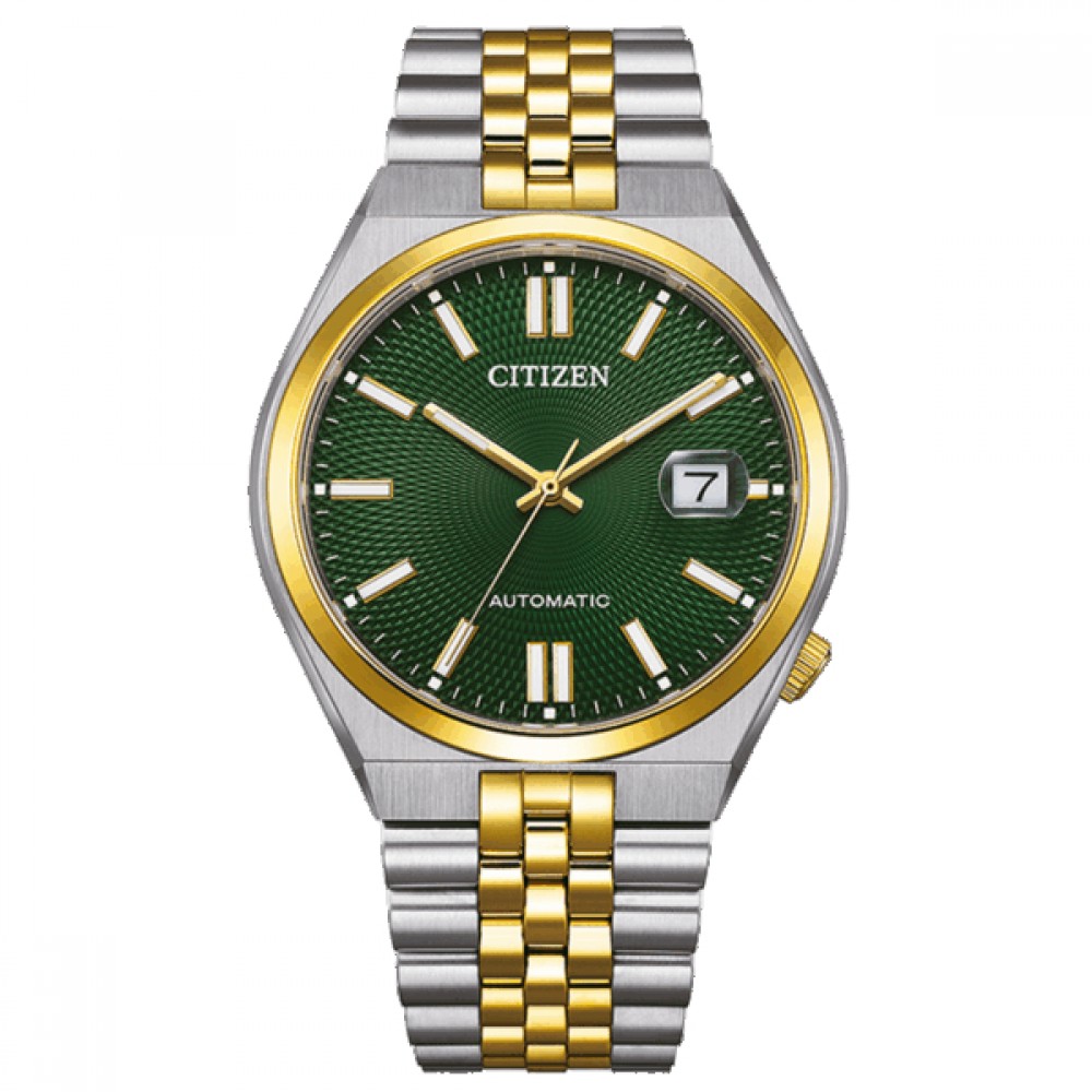CITIZEN Tsuyosa 60 Αυτόματο Ρολόι Δίχρωμο Ανοξείδωτο Ατσάλι μπρασελέ NK0024-54X