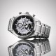 CITIZEN Eco-Drive Radio Controlled Tsuki-yomi Titanium Ρολόι Ασημί Τιτάνιο μπρασελέ BY1010-81H