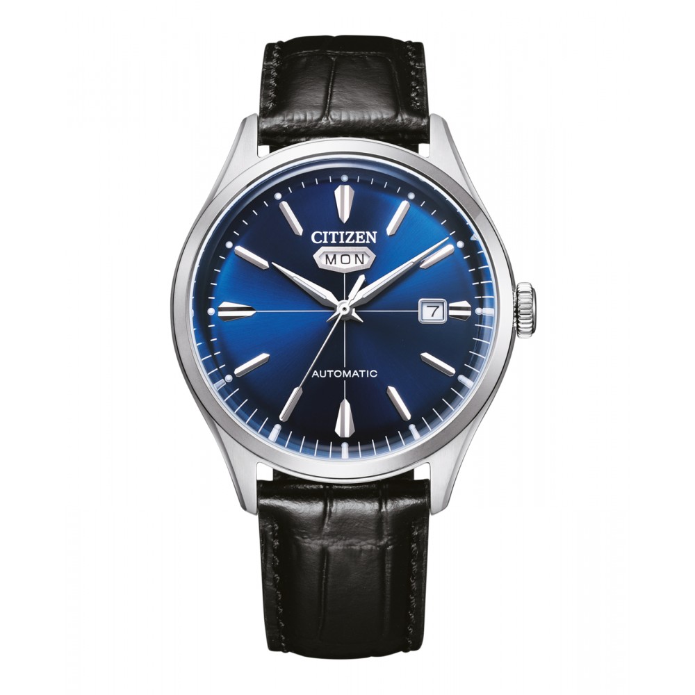 CITIZEN Automatic Ρολόι Μαύρο Δερμάτινο λουράκι NH8390-20L CITIZEN Automatic Ρολόι Μαύρο Δερμάτινο λουράκι NH8390-20L