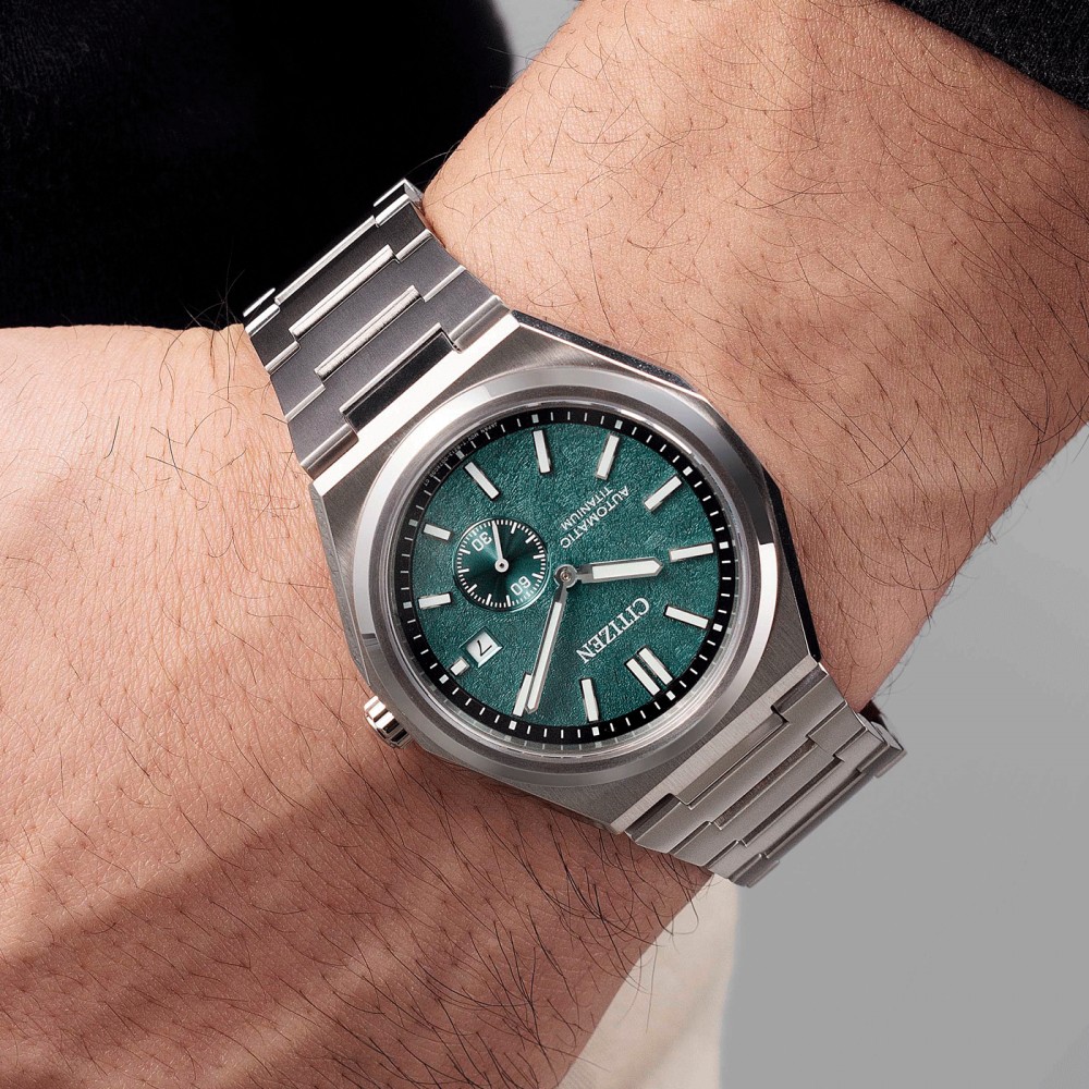 CITIZEN Automatic Titanium Ρολόι Ασημί Τιτάνιο NJ0180-80X