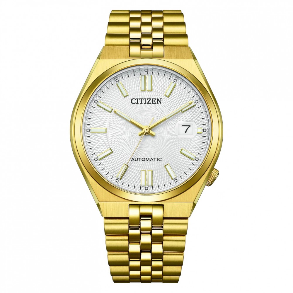 CITIZEN Tsuyosa 60 Αυτόματο Ρολόι Χρυσό Ανοξείδωτο Ατσάλι μπρασελέ NK0022-50A
