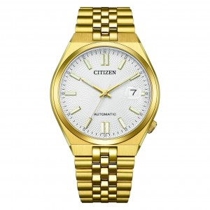 CITIZEN Tsuyosa 60 Αυτόματο Ρολόι Χρυσό Ανοξείδωτο Ατσάλι μπρασελέ NK0022-50A