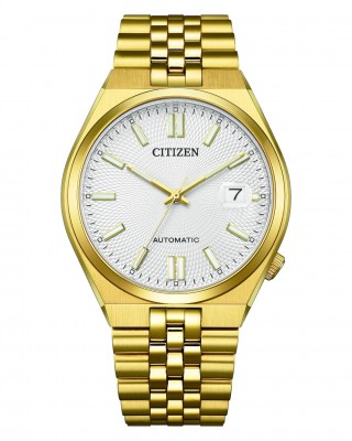 CITIZEN Tsuyosa 60 Αυτόματο Ρολόι Χρυσό Ανοξείδωτο Ατσάλι μπρασελέ NK0022-50A