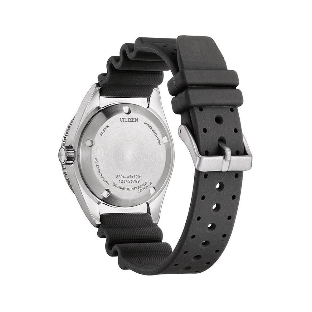 CITIZEN Promaster Divers Αυτόματο Ρολόι Μαύρο Καουτσούκ λουράκι NY0120-01ZE