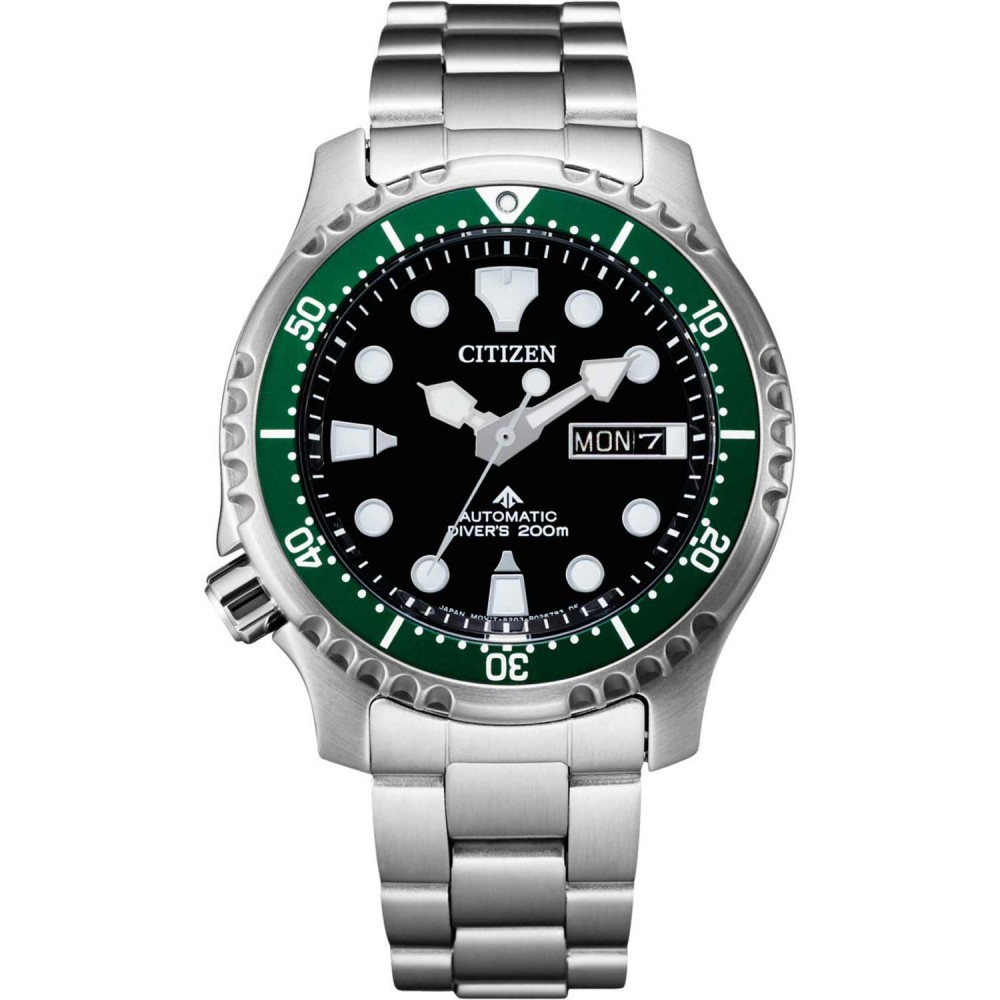 CITIZEN Promaster Divers Αυτόματο Ρολόι Ασημί Ανοξείδωτο Ατσάλι μπρασελέ NY0084-89EE