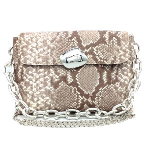 Clic Jewels Python Beige Croco Bag 