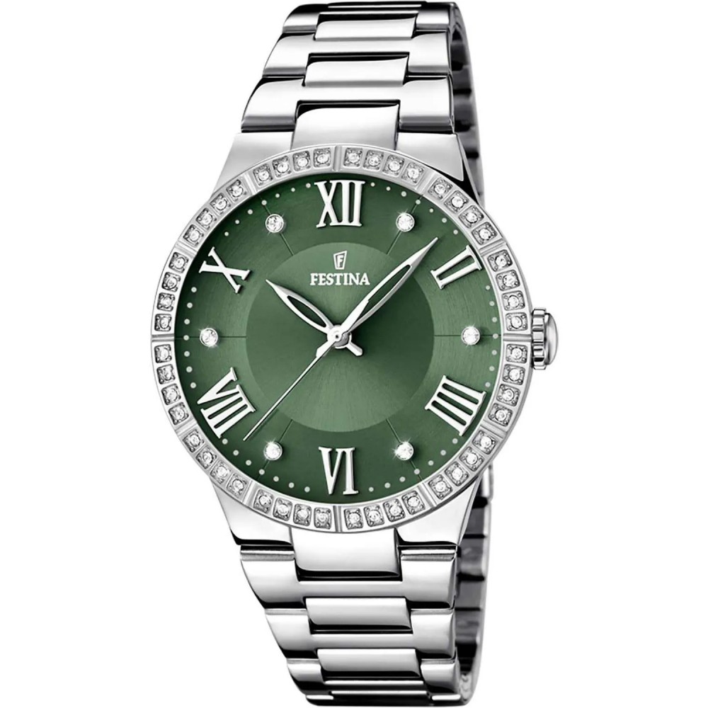 FESTINA Ρολόι Γυναικείο Ασημί Ανοιξείδωτο μπρασελέ F16719/5 FESTINA Ρολόι Γυναικείο Ασημί Ανοιξείδωτο μπρασελέ F16719/5