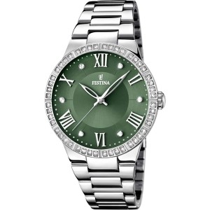 FESTINA Ρολόι Γυναικείο Ασημί Ανοιξείδωτο μπρασελέ F16719/5