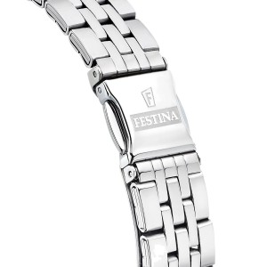 FESTINA Mademoiselle Crystals Ρολόι Γυναικείο Ασημί Ανοιξείδωτο μπρασελέ F16867/6