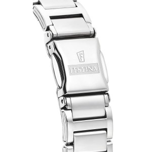 FESTINA Mademoiselle Ρολόι Γυναικείο Ασημί  Ανοξείδωτο Ατσάλι Μπρασελέ F16936/C 