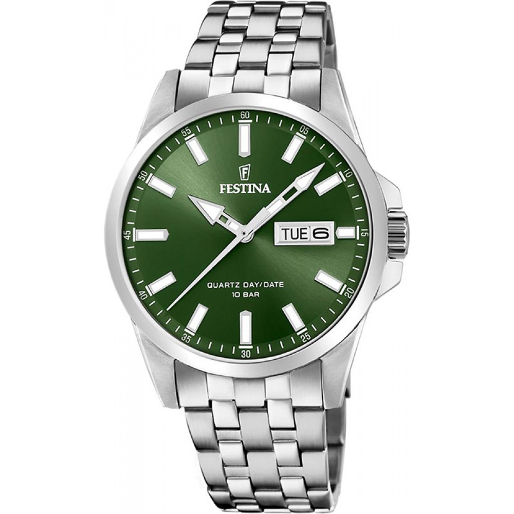FESTINA Ρολόι Ανδρικό Ασημί Ανοξείδωτο ατσάλι μπρασελέ F20357/5 FESTINA Ρολόι Ανδρικό Ασημί Ανοξείδωτο ατσάλι μπρασελέ F20357/5