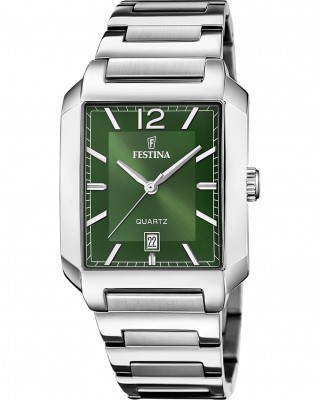 FESTINA Ανδρικό Ρολόι Ασημί Ανοξείδωτο Ατσάλι Μπρασελέ F20677/5
