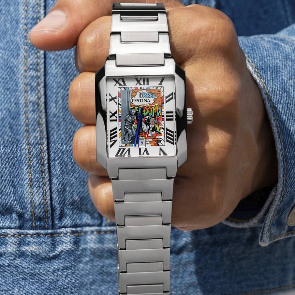 FESTINA x IFL Watches Freedom Limited Edition Ρολόι Ασημί Ανοξείδωτο Ατσάλι Μπρασελέ F20677/IF FESTINA x IFL Watches Freedom Limited Edition Ρολόι Ασημί Ανοξείδωτο Ατσάλι Μπρασελέ F20677/IF