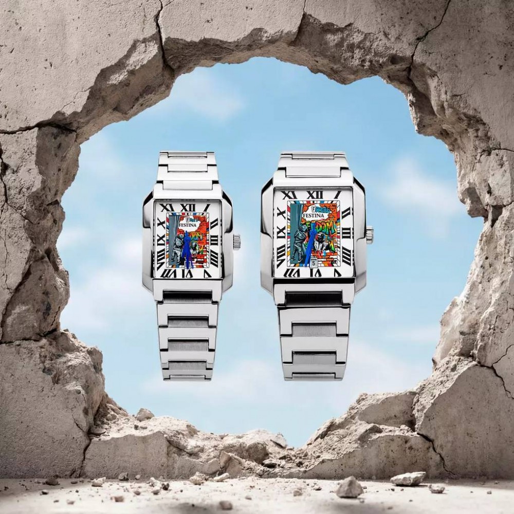 FESTINA x IFL Watches Freedom Limited Edition Ρολόι Ασημί Ανοξείδωτο Ατσάλι Μπρασελέ F20677/IF FESTINA x IFL Watches Freedom Limited Edition Ρολόι Ασημί Ανοξείδωτο Ατσάλι Μπρασελέ F20677/IF