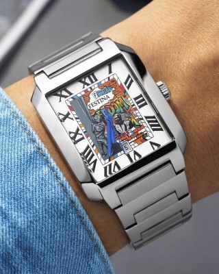 FESTINA x IFL Watches Freedom Limited Edition Ρολόι Ασημί Ανοξείδωτο Ατσάλι Μπρασελέ F20677/IF