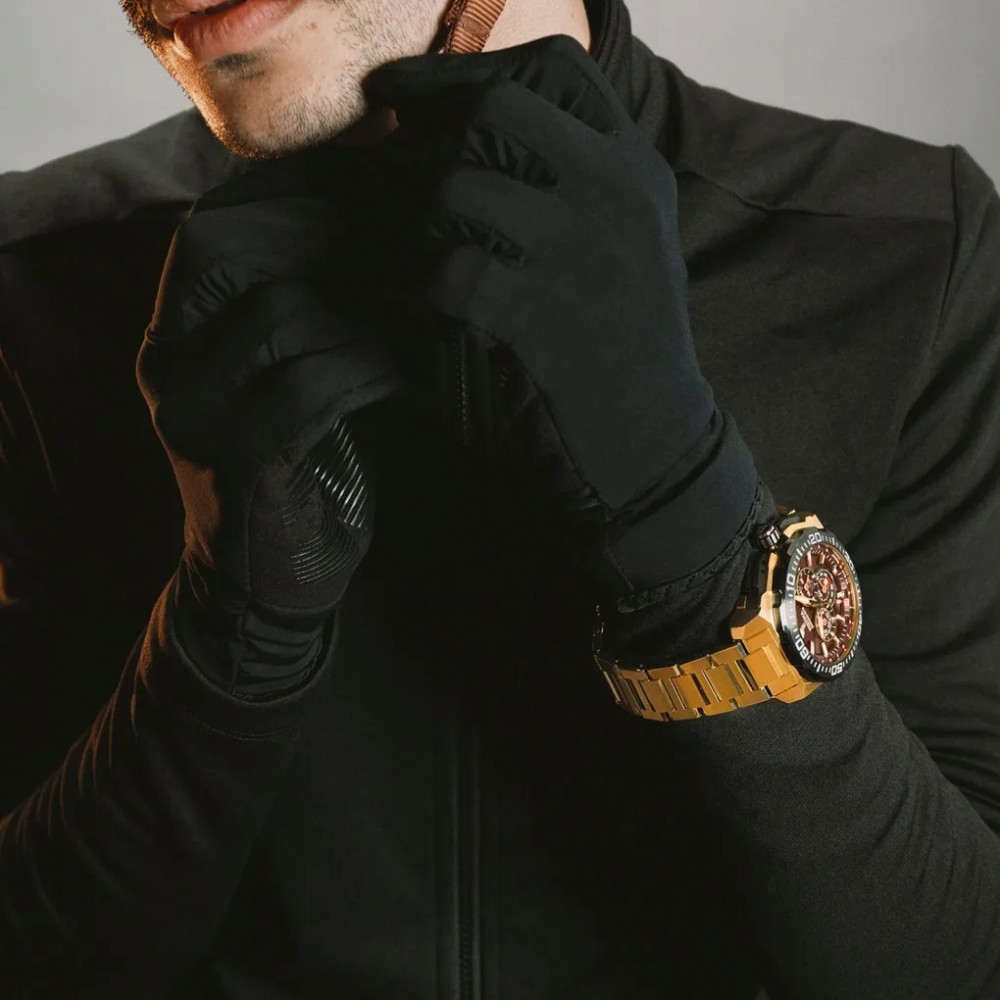 FESTINA Ανδρικό Ρολόι CHRONO BIKE Επίχρυσο Ανοξείδωτο Ατσάλι Μπρασελέ F20727/3