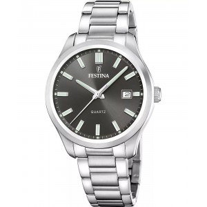 FESTINA Ρολόι Ανδρικό Ασημί Ανοξείδωτο Ατσάλι Μπρασελέ F20736/5 FESTINA Ρολόι Ανδρικό Ασημί Ανοξείδωτο Ατσάλι Μπρασελέ F20736/5