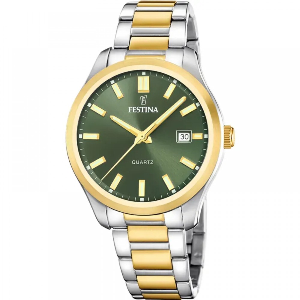 FESTINA Ρολόι Ανδρικό Δίχρωμο Ανοξείδωτο Ατσάλι Μπρασελέ F20738/2 FESTINA Ρολόι Ανδρικό Δίχρωμο Ανοξείδωτο Ατσάλι Μπρασελέ F20738/2