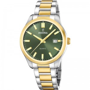 FESTINA Ρολόι Ανδρικό Δίχρωμο Ανοξείδωτο Ατσάλι Μπρασελέ F20738/2 FESTINA Ρολόι Ανδρικό Δίχρωμο Ανοξείδωτο Ατσάλι Μπρασελέ F20738/2