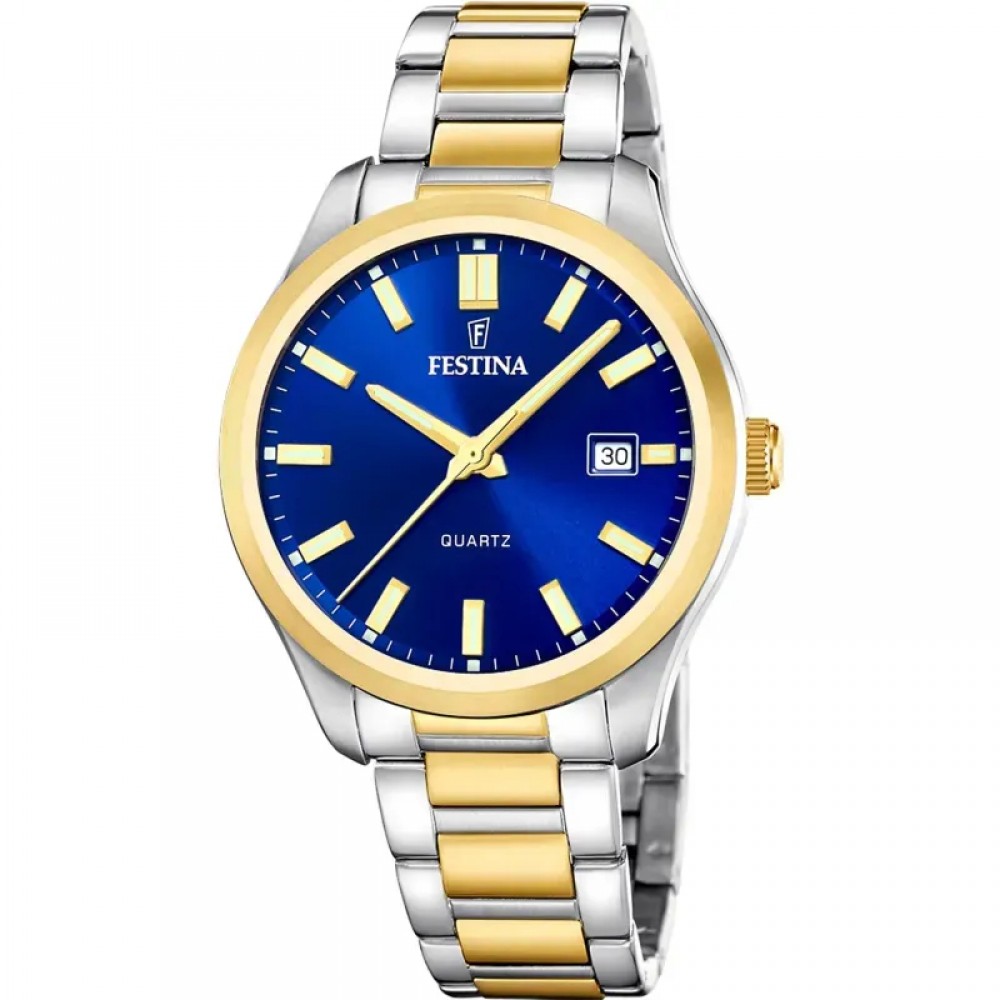 FESTINA Ρολόι Ανδρικό Δίχρωμο Ανοξείδωτο Ατσάλι Μπρασελέ F20738/3 FESTINA Ρολόι Ανδρικό Δίχρωμο Ανοξείδωτο Ατσάλι Μπρασελέ F20738/3
